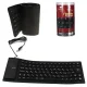 Безшумна клавіатура комп'ютера Flexible Keyboard Гумова клавіатура