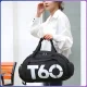 Спортивна сумка для спортивних речей чорного кольору T60 Сумка-рюкзак спортивна на 35 л