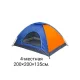Намет Напівавтоматичний для кемпінгу на 4 осіб Camping Tent 2х2м YB-3024-C