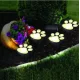 Автономний вуличний світильник у грунт на сонячній батареї Solar Paw Print Lights Світильник у формі слідів