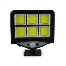 Вуличний світильник на сонячній батареї із датчиком руху Light BL BK128-6COB Автономний вуличний ліхтар із пультом