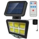 Вуличний світильник на сонячній батареї із датчиком руху Light BL BK128-6COB Автономний вуличний ліхтар із пультом