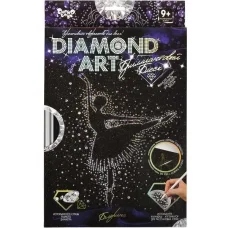 Набір для створення картини з алмазів на чорному тлі Diamond Art DAR-01-01/09 ДТ-ТО-09-94