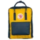 Міський вологостійкий рюкзак на 16 л із знімною спинкою Fjallraven Kanken Classic Жовто-синій Рюкзак-сумка