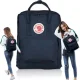Міський вологостійкий рюкзак на 16 л із знімною спинкою Fjallraven Kanken Classic Темно-синій Рюкзак-сумка