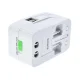 Універсальний штекер для подорожей Universal Adaptor з USB Перехідник для розеток різних типів