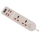 Універсальний мережевий подовжувач RMX на 2 вилки з 4 USB портами 3.4А Anti-Static BKL-02 Power Socket