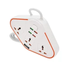 Універсальний мережевий подовжувач RMX на 3 вилки з 4 USB портами 3.4А Anti-Static BKL-07 Power Socket