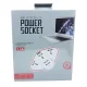 Універсальний мережевий подовжувач RMX на 3 вилки з 4 USB портами 3.4А Anti-Static BKL-07 Power Socket