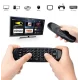 Пульт керування аеромишка для SMART TV AIR MOUSE G20 Бездротова мишка та клавіатура 2 в 1 Чорна