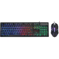 Ігровий набір 2 в 1 Клавіатура та мишка з підсвічуванням RGB UKC HK-6300TZ
