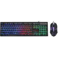 Ігровий набір 2 в 1 Клавіатура та мишка з підсвічуванням RGB UKC HK-6300TZ