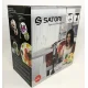 Блендер електричний 3 в 1 SATORI SB-620-PB 600 Вт Блендер з насадкою віночком та подрібнювачем 500 мл
