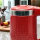 Електричний чайник Domotec 2,2 літра 2000W поворотний на підставці MS-5027 Червоний