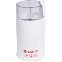 Електрична кавомолка ножового типу SATORI SG-1801-WT 180Вт Кавомолка для кави та спецій Біла