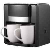 Кавомашина для приготування кави Coffee Machine 500 Вт 300 мл Кавоварка крапельного типу на 2 чашки