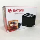 Тостер електричний горизонтальний автоматичний на 2 тости SATORI ST-705-BL 700 Вт Чорний