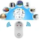 Розумна розетка 10А з Wi-Fi керуванням та підключенням до смартфону Біла Розумна розетка для побутових приладів