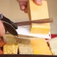 Універсальний ніж-ножиці для кухні Clever Cutter JN-59 TV One Кухонний ніж та ножиці 2 в 1 Чорного кольору