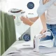 Вертикальний відпарювач для одягу Steamer JK-9558 1600Вт Відпарювач для всіх видів тканини Білий