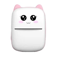 Міні принтер для фотографій та етикеток CAT Mini Printer Дитячий термопринтер без чорнила