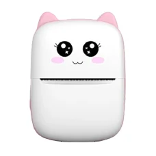 Міні принтер для фотографій та етикеток CAT Mini Printer Дитячий термопринтер без чорнила