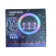 Кільцева лампа 33 см YYMK33 RGB з пультом Кільцева LED лампа 2.1 м з трьома тримачами телефону