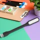 Портативний USB LED ліхтарик гнучкий для ноутбука та ПК Чорний