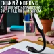 Портативний USB LED ліхтарик гнучкий для ноутбука та ПК Чорний