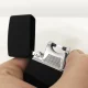 Акумуляторна електроімпульсна запальничка USB NB-215 Металева дугова запальничка із зарядкою