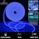 Стрічка силіконова LED NEON 5M Blue Світлодіодна смуга синя 12V-220V