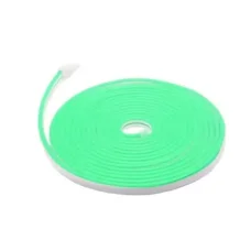 Стрічка силіконова LED NEON 5M Green Світлодіодна смуга зелена 12V-220V