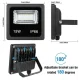 Вуличний прожектор RGB SMART LED 15W з Bluetooth для зовнішнього освітлення Світлодіодний прожектор з віддаленим керуванням