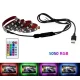 Універсальна гнучка світлодіодна стрічка SMD5050-RGB ART:7572 2м з пультом ДУ