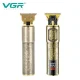 Акумуляторна машинка для стрижки волосся з дисплеєм VGR V-073 Тример для стрижки бороди та вусів