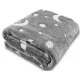 Плед-покривало Magic Blanket світиться в темряві 150х100см Плюшеве покривало із зірками день-ніч