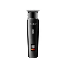 Акумуляторна машинка для стрижки волосся з дисплеєм KEMEI KM-1113​​​​​​​ Машинка для стрижки та окантування бороди