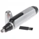 Тример для носа та вух NOSE & EAR TRIMMER BAY-656 Тример на батарейках Сірий