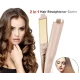 Плойка спіральна для завивки і випрямлення волосся HAIR Curling lron 2в1 Випрямляч утюжок для волосся