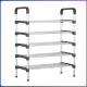 Підлогова полиця для взуття на 5 полиць 54х28х105 см New shoe rack Полиця-підставка для взуття