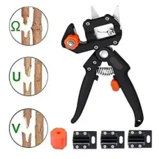 Професійний прищепний секатор Tool For Cutting Grape для обрізки та щеплення дерев з 3 ножами