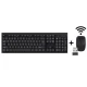 Універсальний Бездротовий комплект клавіатури і миші KEYBOARD KB-C019 з російською розкладкою і підключенням 2.4G