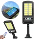 Вуличний ліхтар на сонячній батареї LED Solar Street Light BK-128B-12COB з датчиком руху і пультом