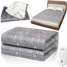 Електричне простирадло Electric Blanket 150х180 см Простирадло з підігрівом сірого кольору