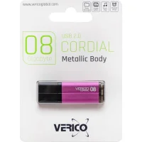 Флешка для зберігання інформації Verico USB 8Gb Cordial Pink 601262 Рожевий