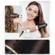 Компактний фен-щітка для сушіння та укладання волосся Kemei KM-8024 800W Фен-стайлер з 2 насадками