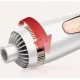 Компактний фен-щітка для сушіння та укладання волосся Kemei KM-8024 800W Фен-стайлер з 2 насадками