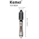 Компактний фен-щітка для сушіння та укладання волосся Kemei KM-8024 800W Фен-стайлер з 2 насадками