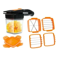 Універсальна овочерізка 5 в 1 з контейнером Nicer Dicer Quick Мультислайсер для кухні