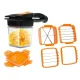 Універсальна овочерізка 5 в 1 з контейнером Nicer Dicer Quick Мультислайсер для кухні